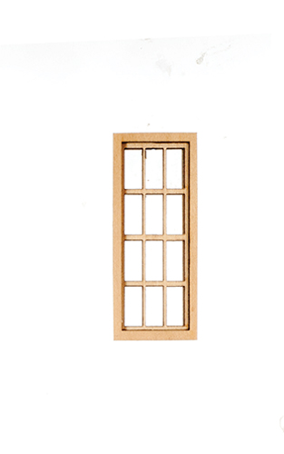 Dollhouse Miniature WINDOW, NARROW - 6 OVER 6